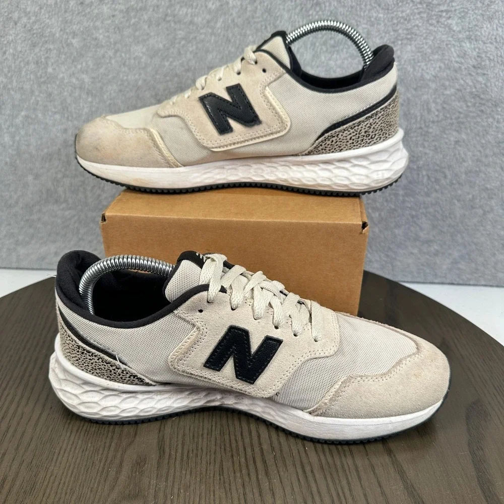 New Balance X-70 Cheetah Print Running Shoe Sneakers Womens 9.5 Beige WSX70tHA